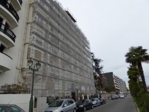 Ravalement de façades Boulevard des Pyrénées à Pau (64)